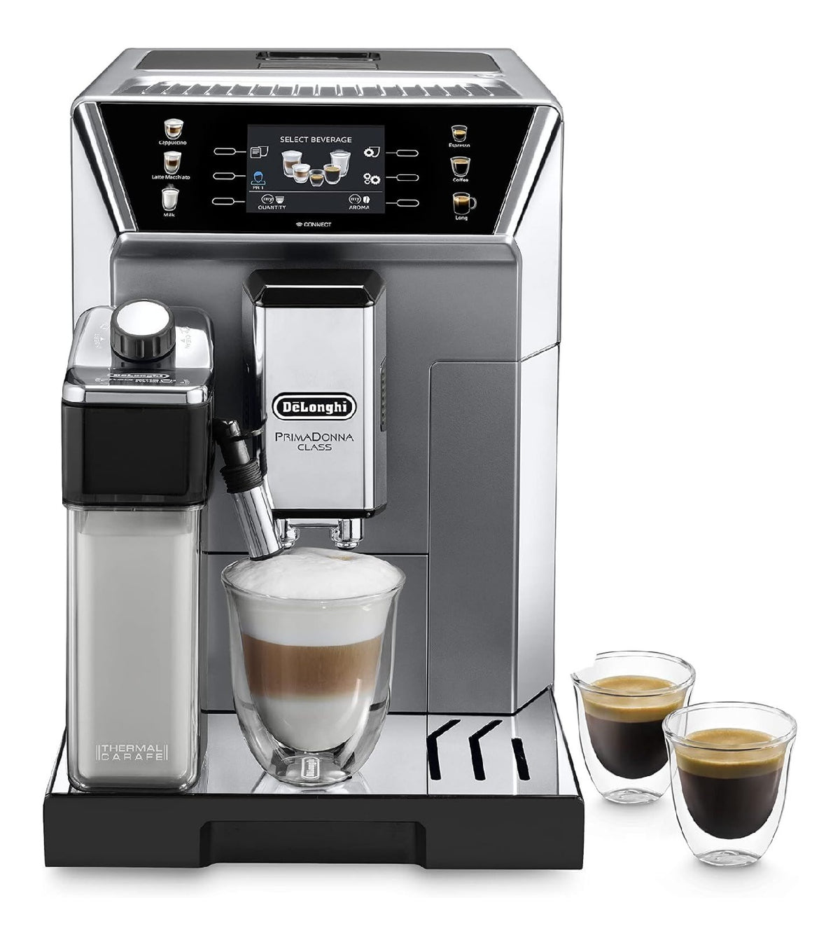 Cafetiere Automatique Grain Premium Buse Lait Auto Inox