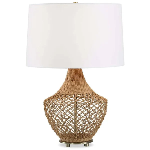 Samori Table Lamp, Rattan