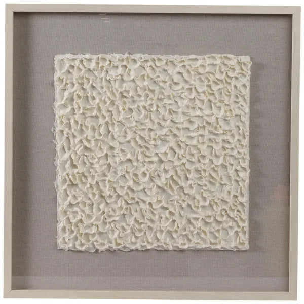 Rice Paper Shadow Box, Ivory