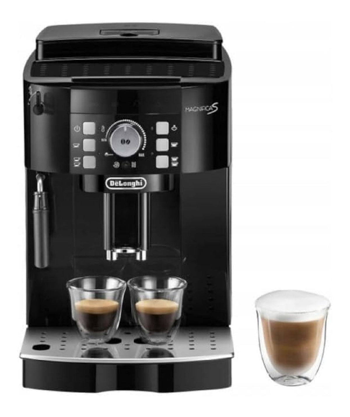 Machine Expresso Automatique 1450W 15 Bars 1.8L Buse Lait Manuelle Noir