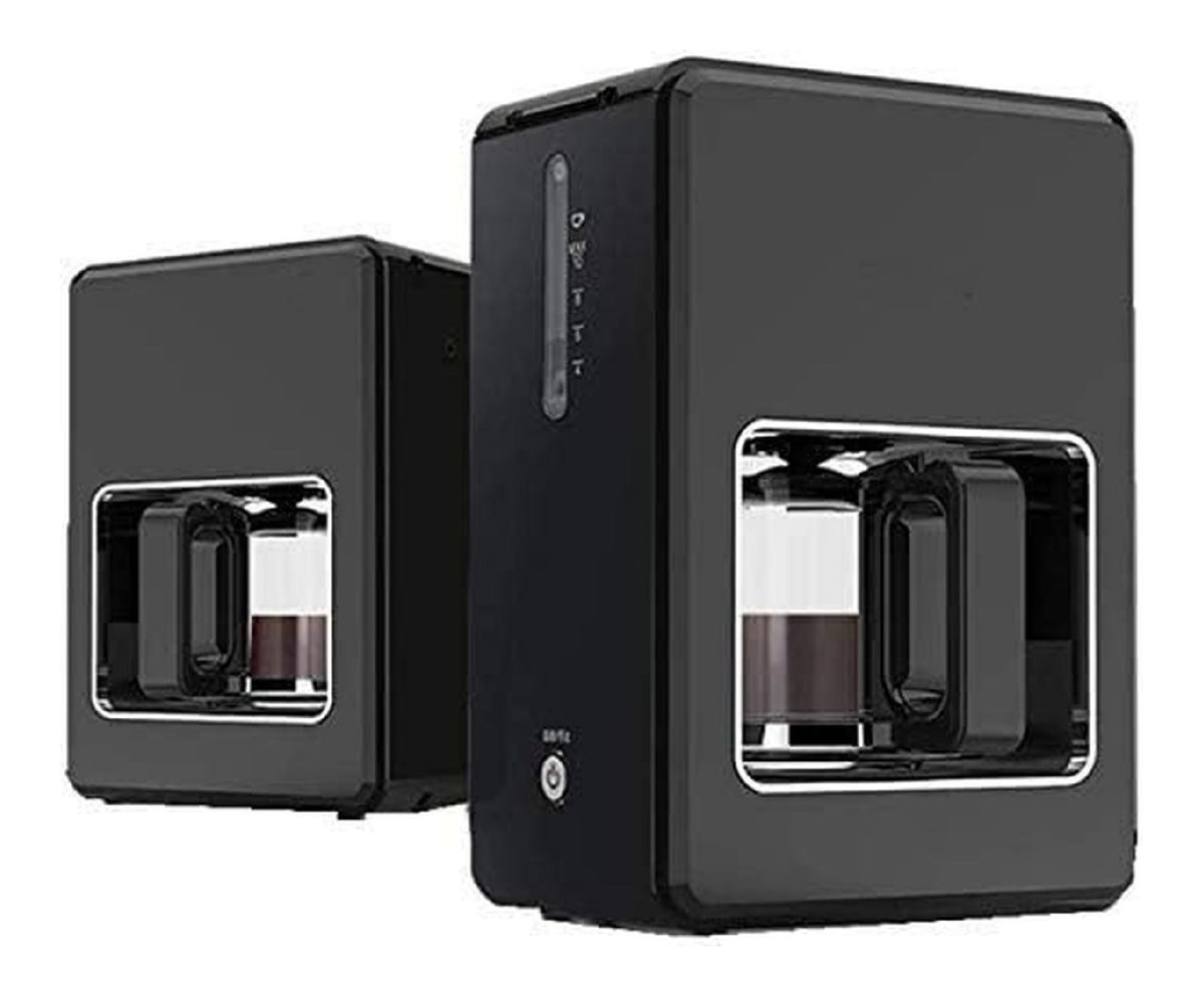 Cafetiere a Capsules Compacte Noire Chauffe Rapide pour Espresso et Lungo