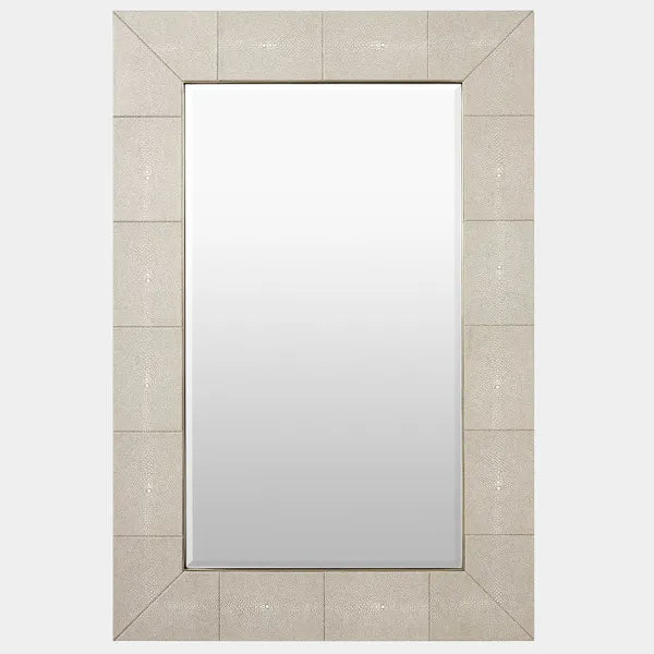 Manta Mirror, Ivory Shagreen
