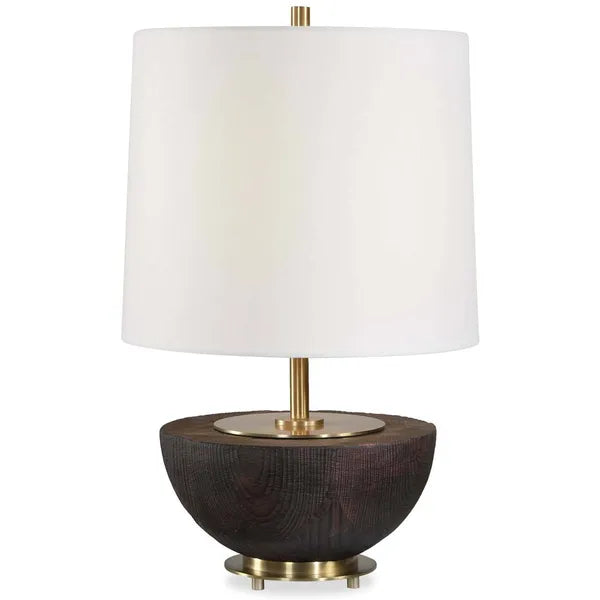 Kalo Table Lamp, Mahogany