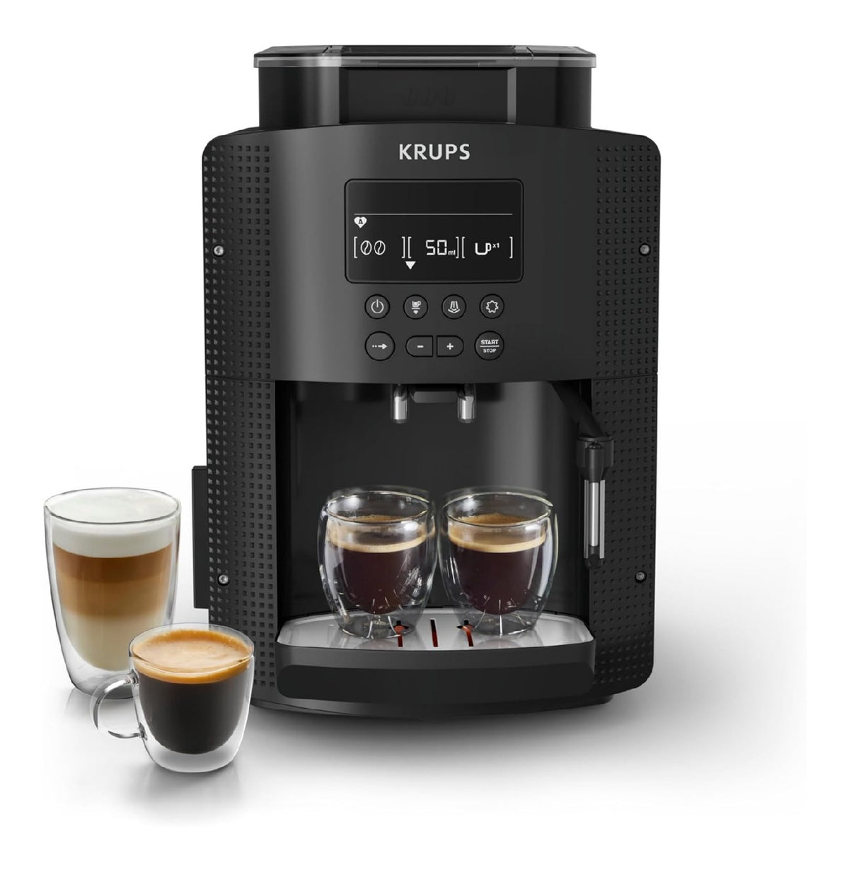 Machine grain automatique compacte ecran LCD broyeur buse vapeur