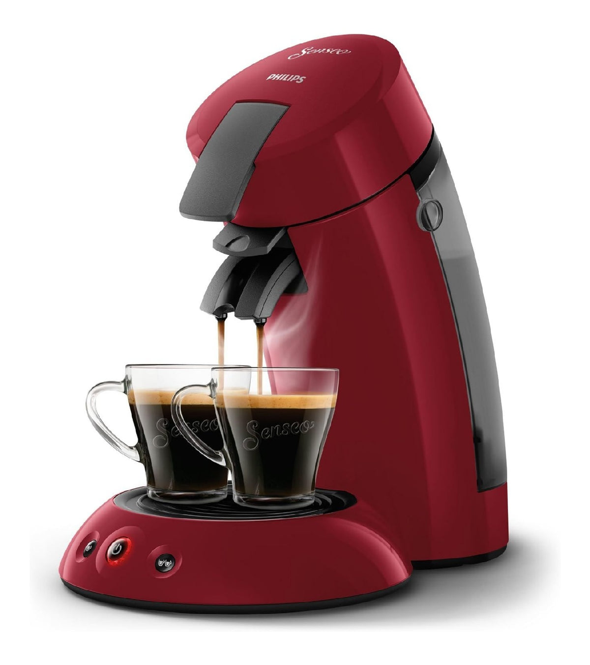 Cafetiere dosettes originale rouge crema 0.7L 1450W deux tasses