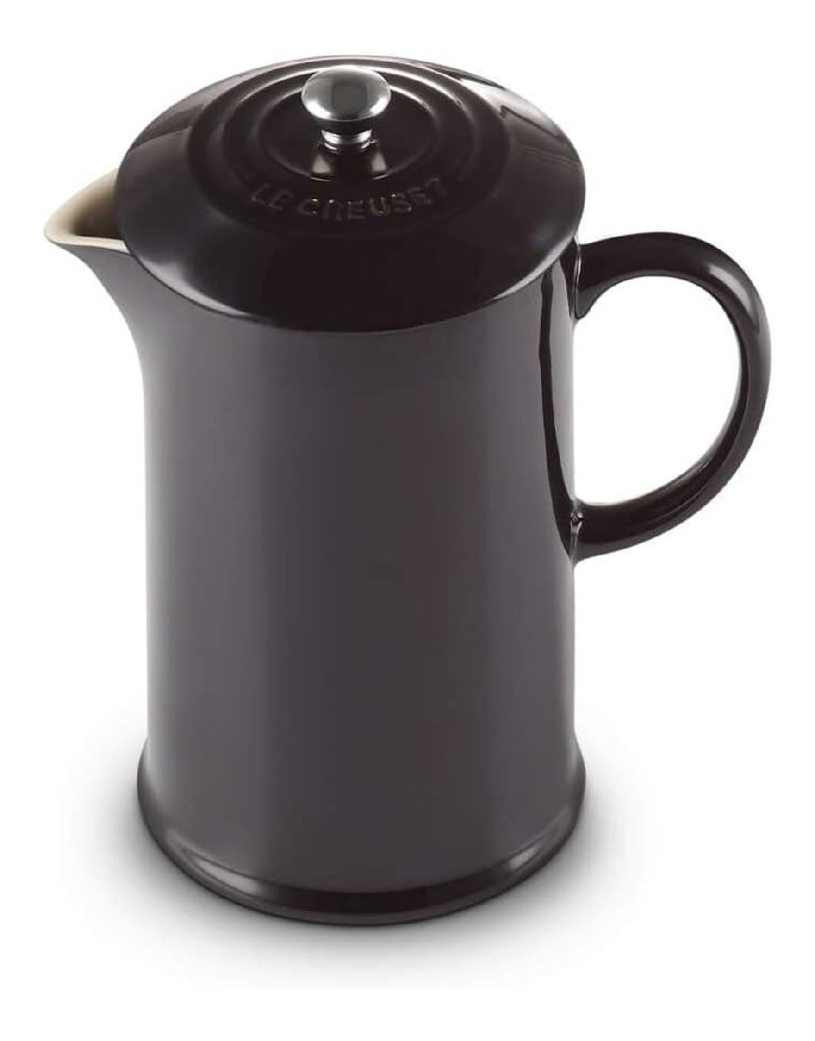 Cafetiere a piston presse 1L ceramique noir onyx filtre inox