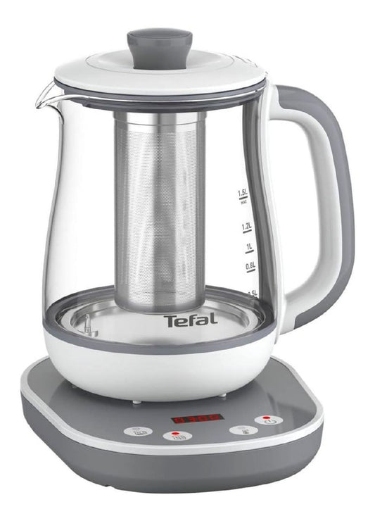 Machine a The 8 Temperatures 1.5 L Verre Filtre Inox Minuteur