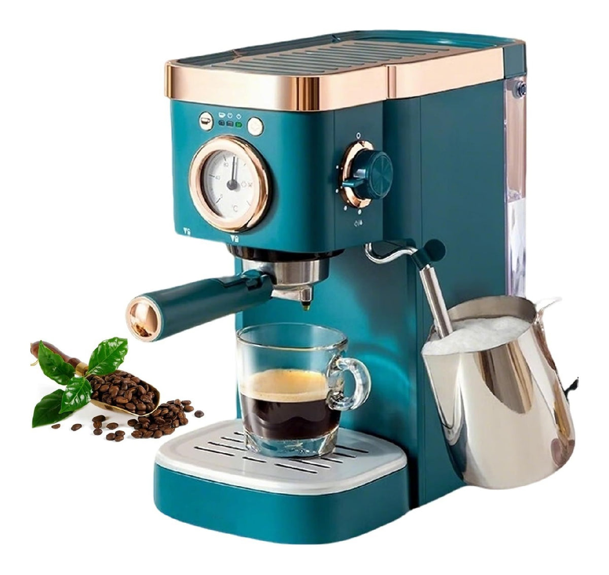 Expresso grain a tasse 20 bars 1050 W buse vapeur reservoir 1,2 L