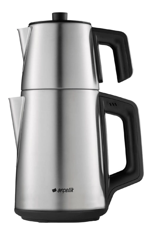 Theiere Electrique Compacte Inox Double Niveau Bouilloire Theiere
