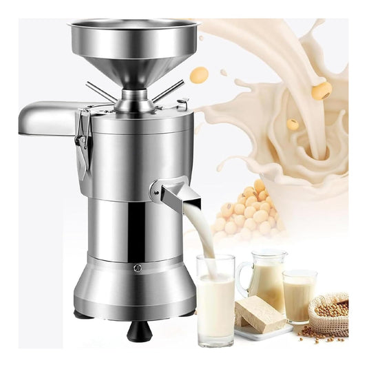 Machine Lait Soja Professionnelle 1100W Separation Residus Acier 25 Kg Heure