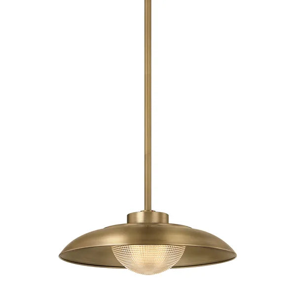 Braxton Pendant, Patina Brass