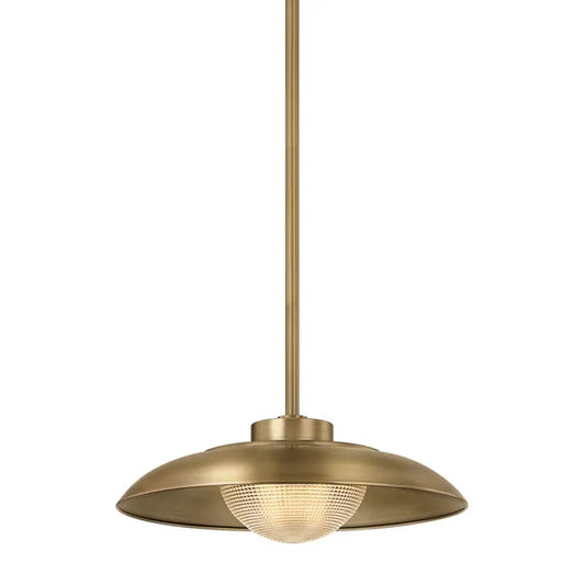 Braxton Pendant, Patina Brass
