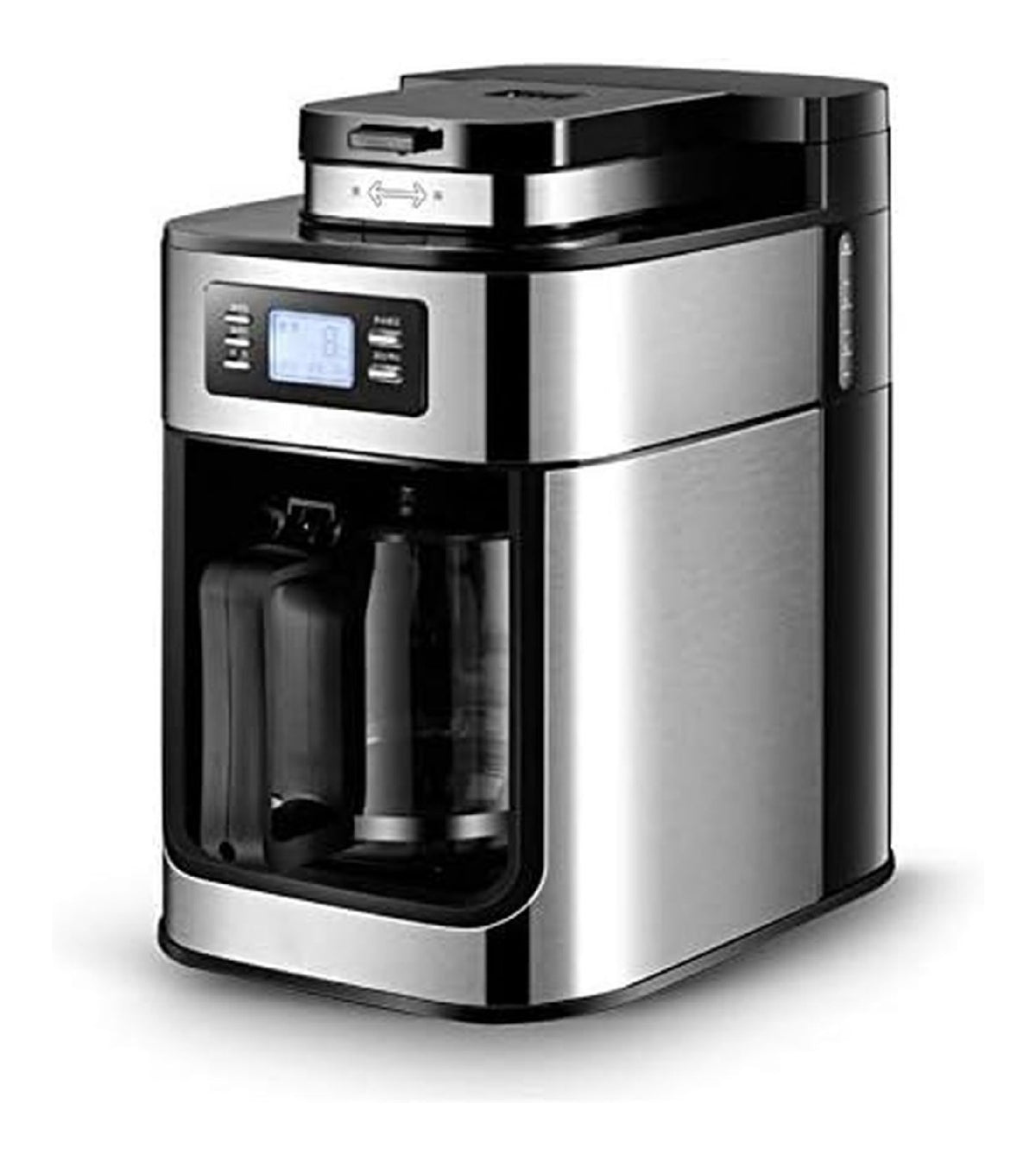 Cafetiere filtre automatique broyeur integre mousseur lait compact