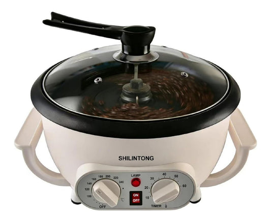 Torrefacteur cafe electrique temperature minuteur agitateur 500g