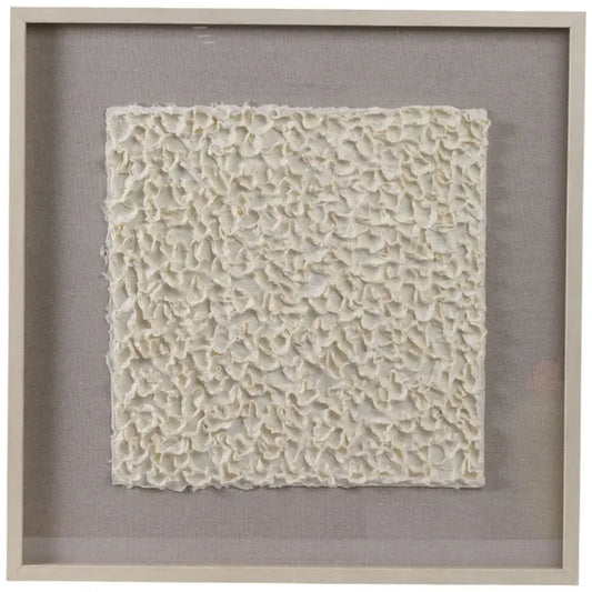 Rice Paper Shadow Box, Ivory