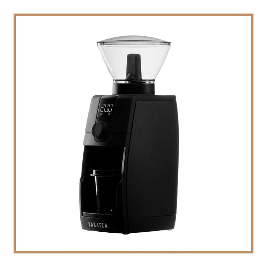 Moulin electrique reglages continus meules coniques ecran LED corps compact noir