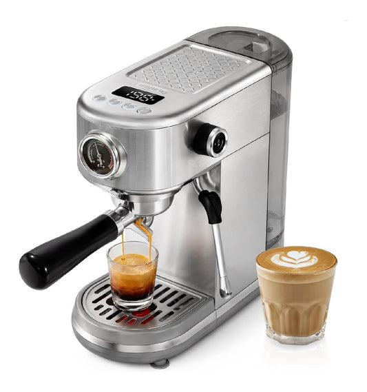 Expresso programmable 20 bars manometre NTC pre-infusion led