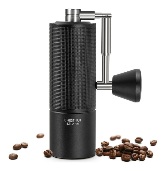 Moulin manuel espresso fraises S2C poignee pliante aluminium compact