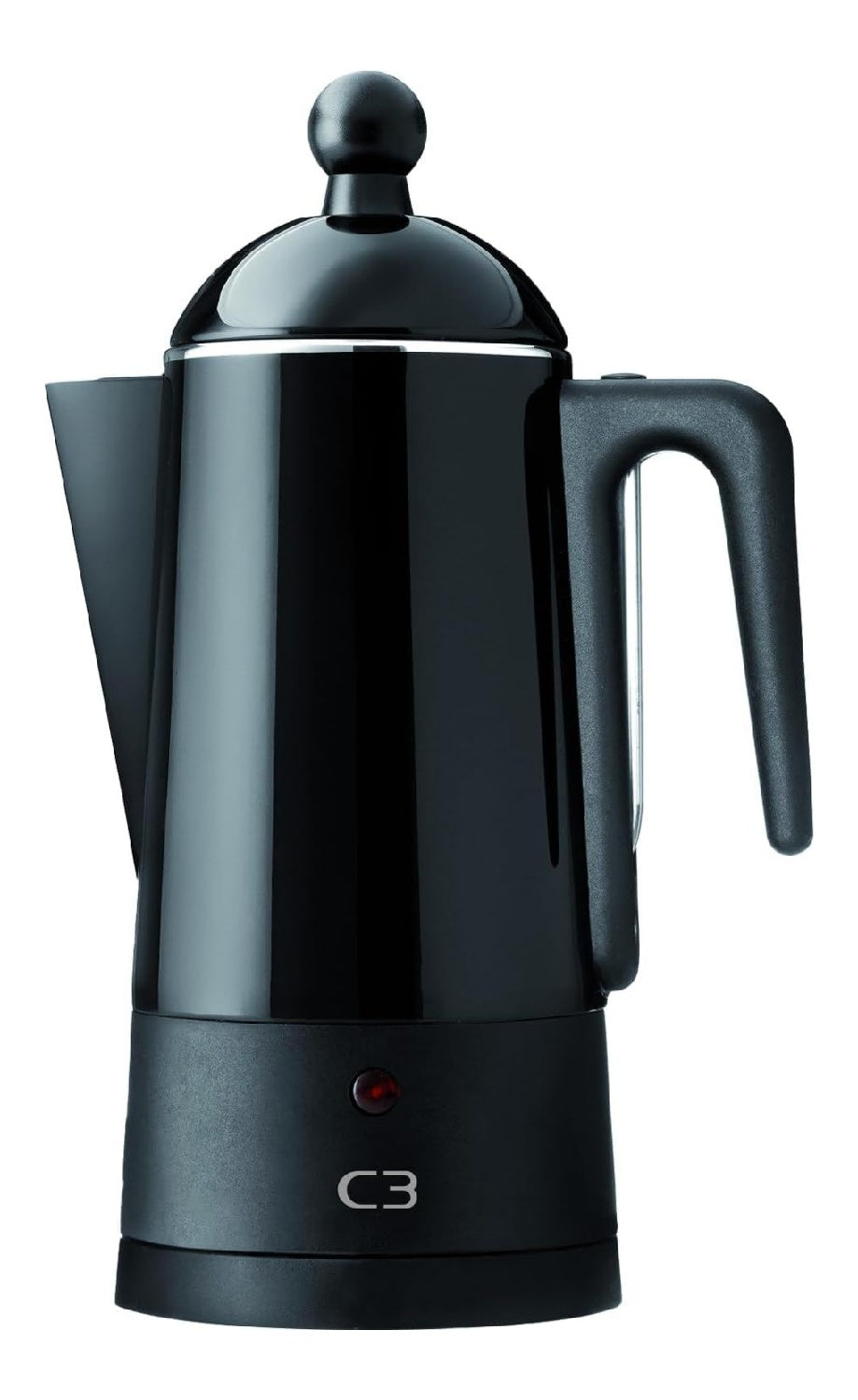Percolateur electrique noir laque 4-12 tasses arret automatique