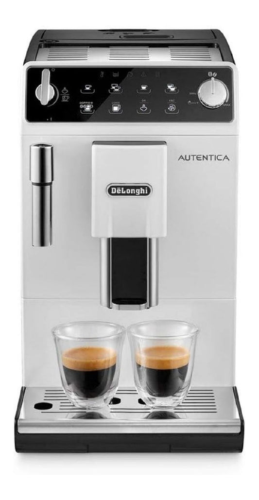 Machine expresso broyeur grains 1450W 15 bars ecran tactile blanc
