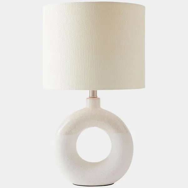 Open Ring Lamp, White
