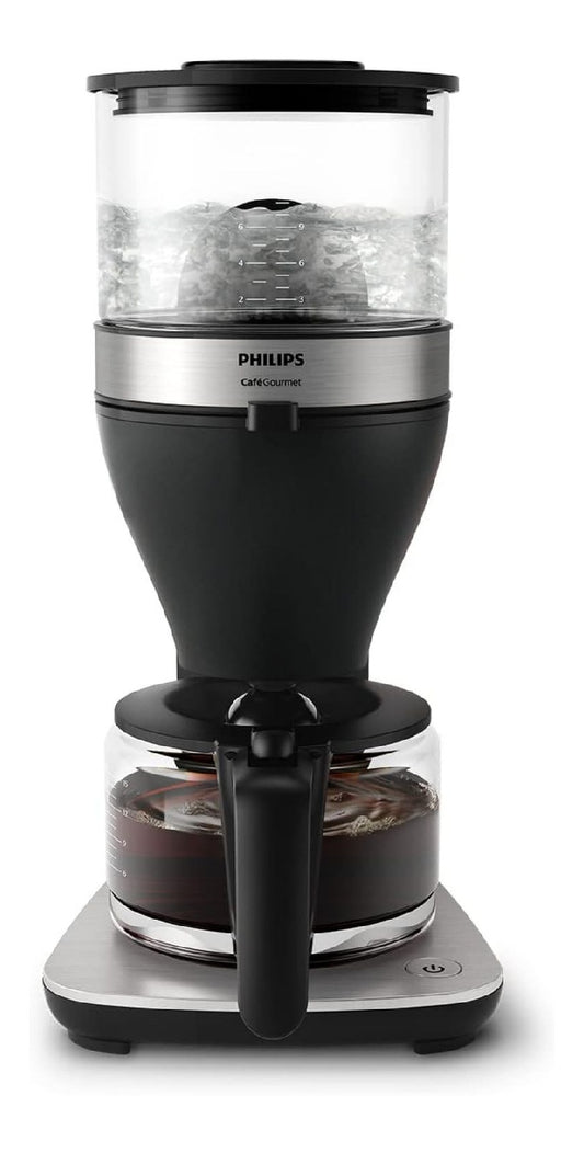 Cafetiere a Filtre Bouillir et Infuser 1.25L 1800W avec Verseuse Verre