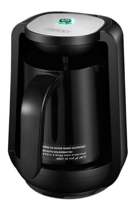 Machine a Cafe Turque Automatique Noire Chauffage Rapide 1 Tasse Maison Bureau