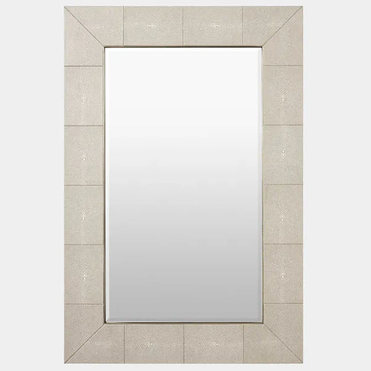 Manta Mirror, Ivory Shagreen