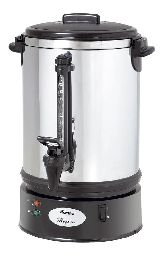 Percolateur inox Regina 90 15 L 80-90 tasses 2 systemes chauffe