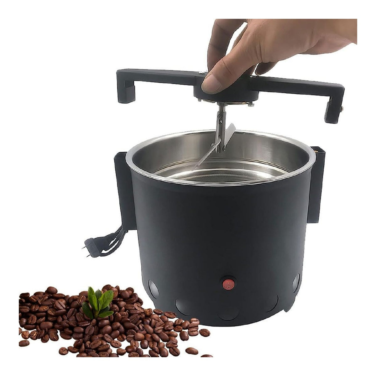 Refroidisseur electrique grains cafe 600g maille double couche 5000tr/min