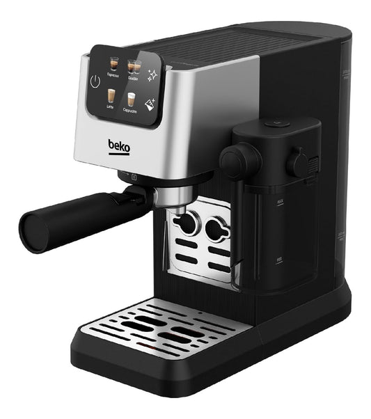 Expresso Compact Ecran Tactile Noir Argent Reservoir Lait