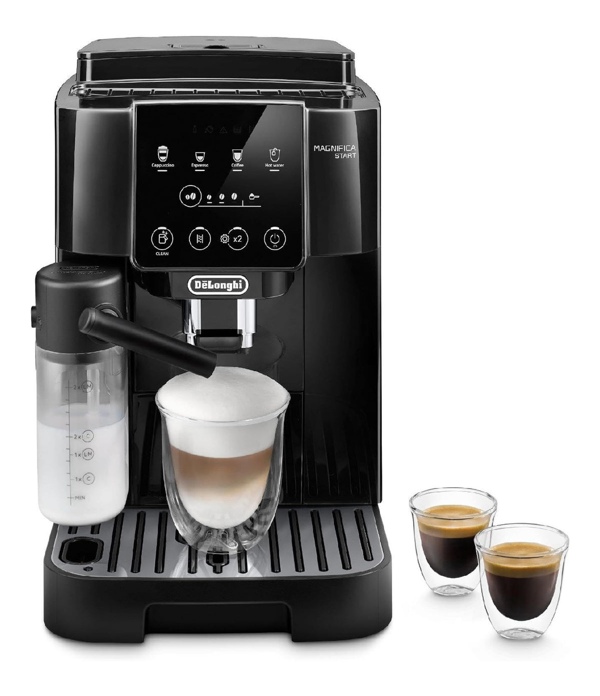 Expresso grain broyeur 2 tasses 1450 W boissons lait une touche