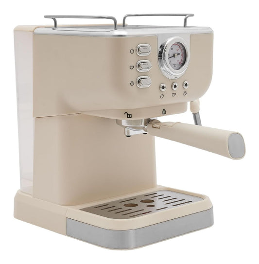 Machine Expresso 2 en 1 20 Bars 1050W Poudre Capsules Mousseur Lait 1.5L Blanche