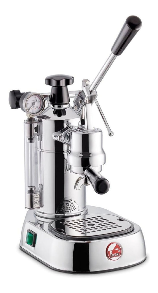 Machine expresso levier 1.6L chrome manometre 16 bars professionnel