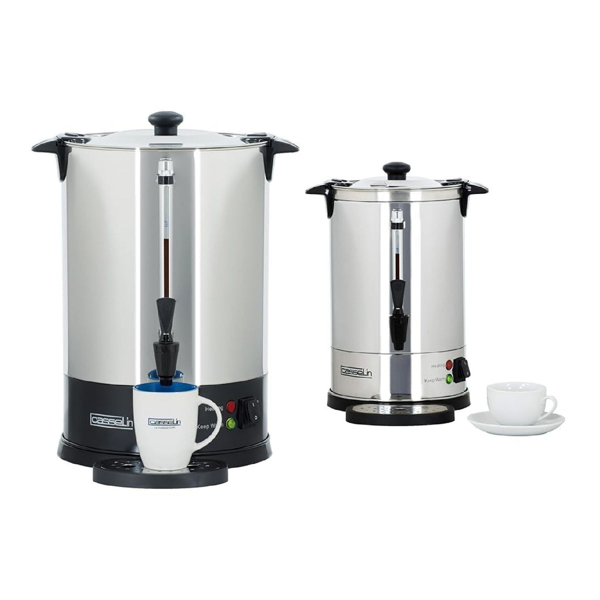 Pack percolateurs inox 100 tasses et 48 tasses double paroi