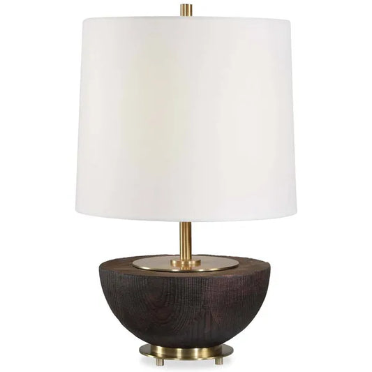 Kalo Table Lamp, Mahogany