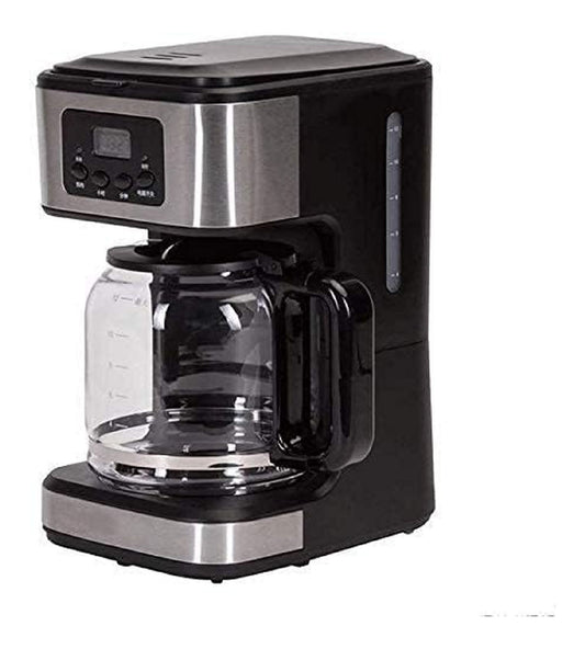 Cafetiere Filtre 1.8L Programmable Ecran Numerique Carafe Verre 12 Tasses