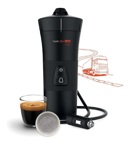 Machine a Cafe Portable 24V pour Camion avec Dosettes et Allume-Cigare