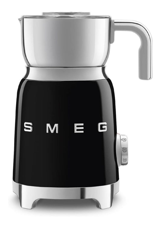 Mousseur lait retro 6 programmes induction pichet inox noir