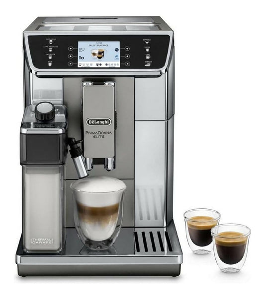Cafetiere Automatique Premium Ecran Couleur Buse Lait Inox