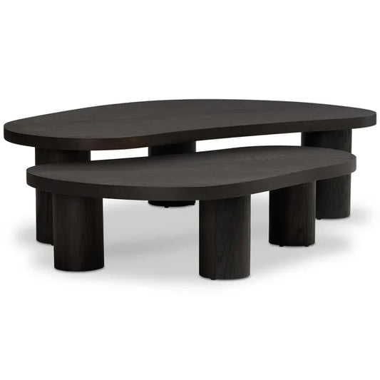 Joji Nesting Coffee Tables,  Aged Negro
