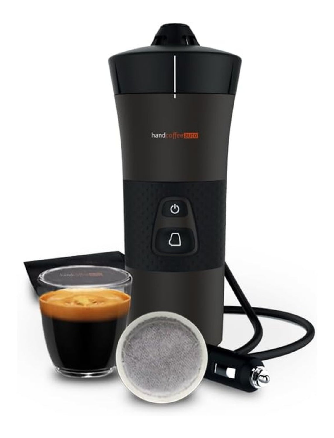 Machine a Cafe Portable 12V Voiture pour Dosettes avec Allume-Cigare
