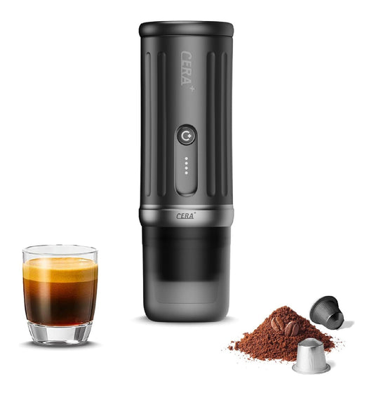 Machine a Espresso Portable Auto-Chauffante 20 Bars 8 Tasses par Charge
