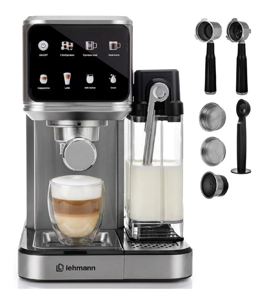 Expresso Multifonction Ecran Tactile Reservoir Lait Inox