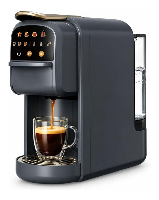 Cafetiere capsules 3 en 1 moulu 1400 W compacte une touche