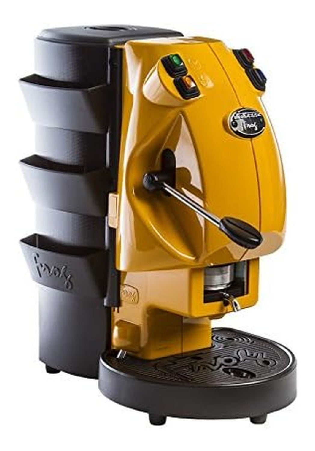 Machine a Dosettes Jaune Semi-Automatique Design Colore avec Accessoires